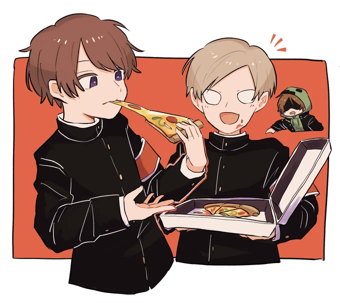 バレンタインだ!ピザを配ろう!🍕 