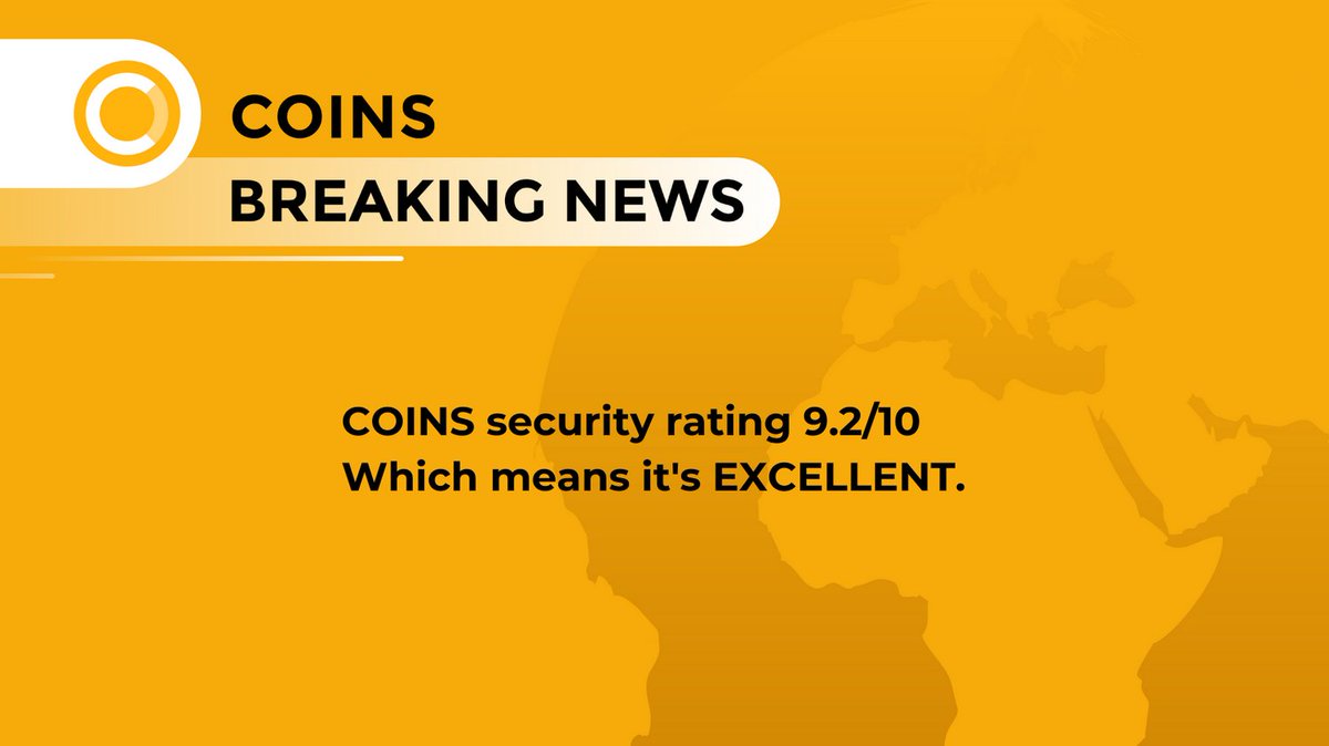 CoinsOneApp's tweet image. BREAKING: Recently our app security rating has been recognized as EXCELLENT! It motivates us to work even harder so that your funds stay safe. #noncustodial #wallet #bitcoin #crypto #altcoins source: bevigil.com/report/com.coi…