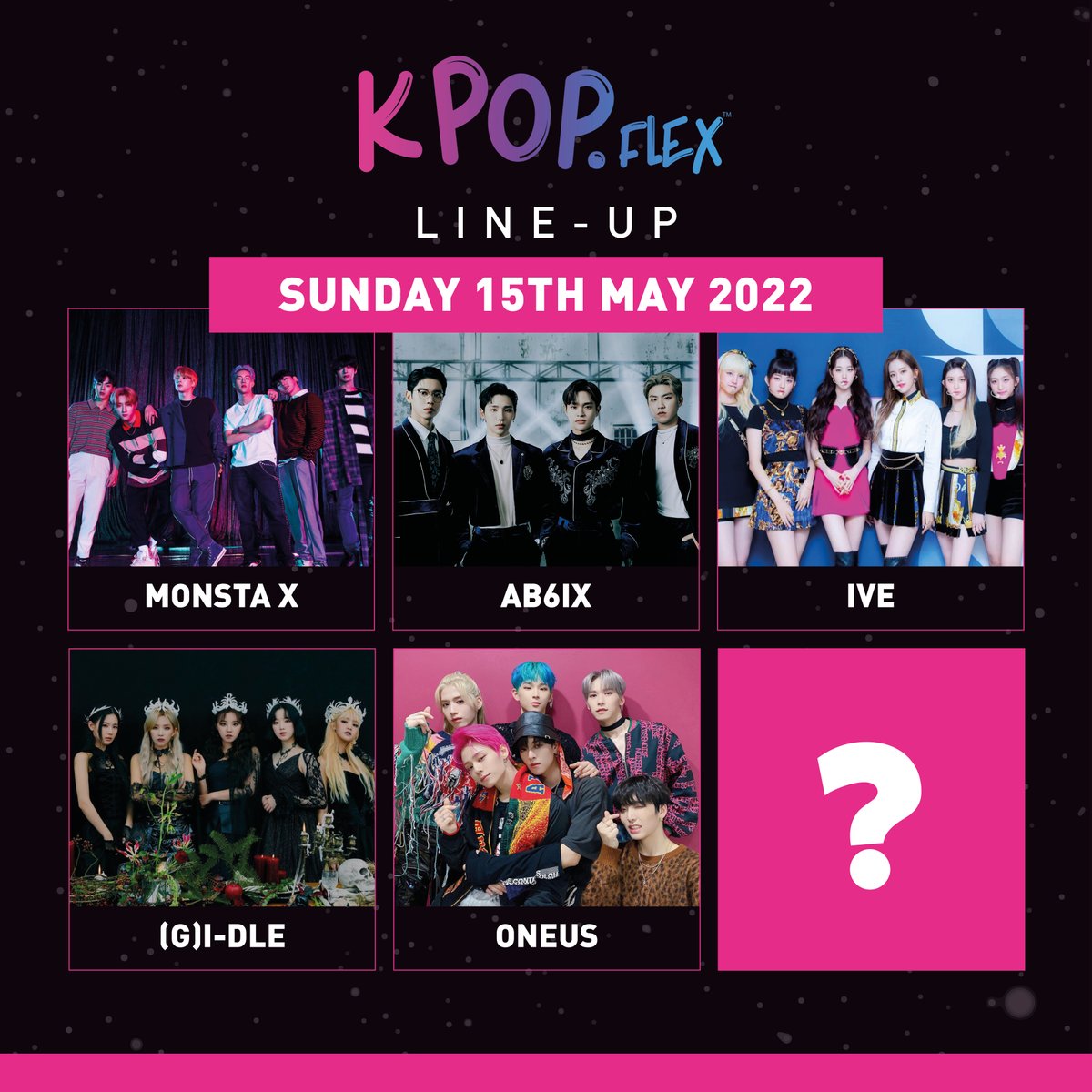 KPOPLUXFRA's tweet photo. We've still got another act to announce for our Sunday 15th May lineup! Saturday ticket holders can access the presale from 10am CET tomorrow. General Sale starts 17th Feb, 10am CET — https://t.co/wYCc6KYpwa  ✨ ❤️ https://t.co/gqtUhcVqCM