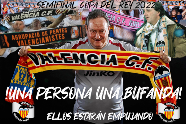 APValencianiste's tweet photo. Desde ya queremos animar a todo el mundo a inundar de bufandas Mestalla el día de la Vuelta. Tenemos que dar soporte y ambiente durante todo el partido, nuestras bufandas y voces, unidas para llevar en volandas a nuestro VelenciaCF. #bufandavcf 🦇🦇 https://t.co/efzgWNnYgK