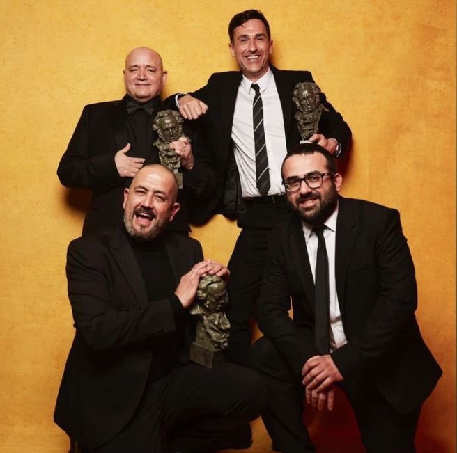 bydeluxespain's tweet photo. Enhorabuena al equipo de #TRESpelicula por el #Goya2022 al mejor sonido, en especial a nuestro compañero Marc Orts y a todo su equipo de @deluxespain 🏆👏🏽👏🏽

#soundpostproduction #sounddesign #audiopost #cinespañol #premiosgoya #mejorsonido #cultura #academiadecineespañol https://t.co/J5ctcXUKxu