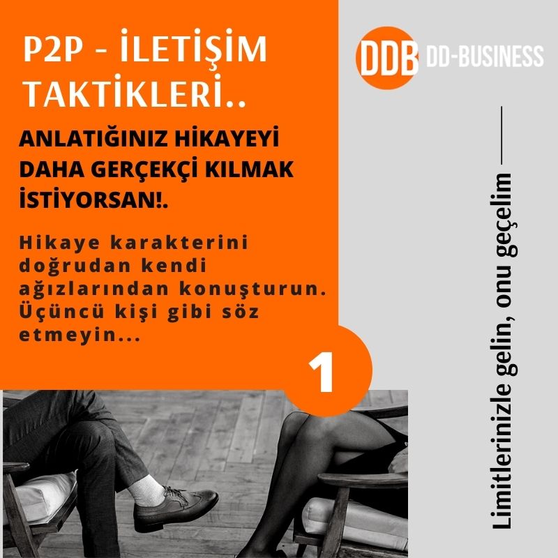 İLETİŞİM TAKTİKLERİ... - 1
dd-business.com yaşamınızda iletişim gücünüzü kullanmayı öğrenin dd-business.com 'u takibe alın. ÜCRETSİZ. P2P taktiklerini öğren #diyalog #muzakere #iletisim #taktik #Pazartesi