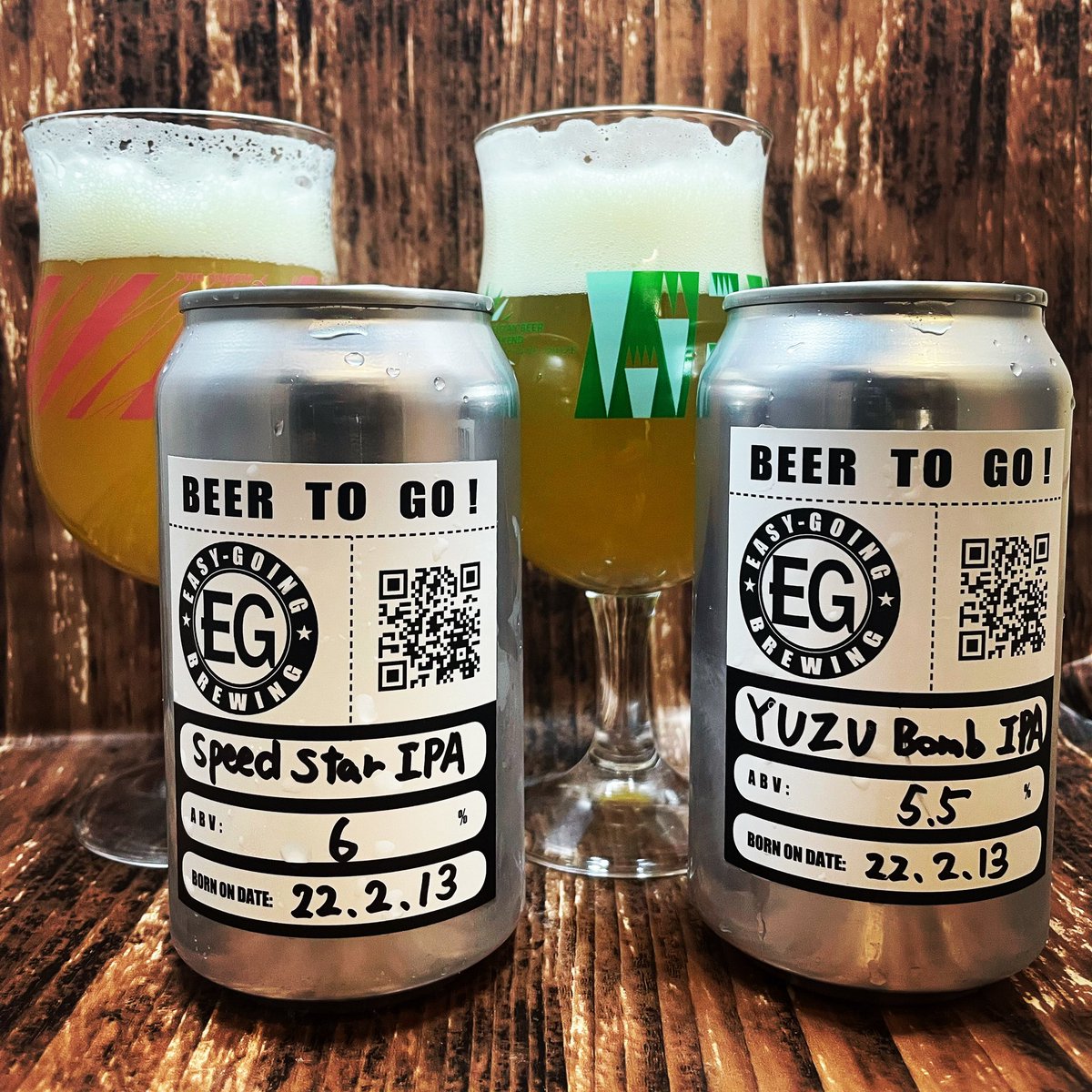 easygoing_brew's tweet photo. 好評発売中
「SPEEDSTAR IPA」
「YUZU BOMB IPA」

この季節ビールの冷やし過ぎに注意！缶やボトルは飲む少し前に冷蔵庫から出しましょう。��にIPAなどの香りが特徴のビールは美味しさが半減してしまいます。 https://t.co/3Yxi70OO9e