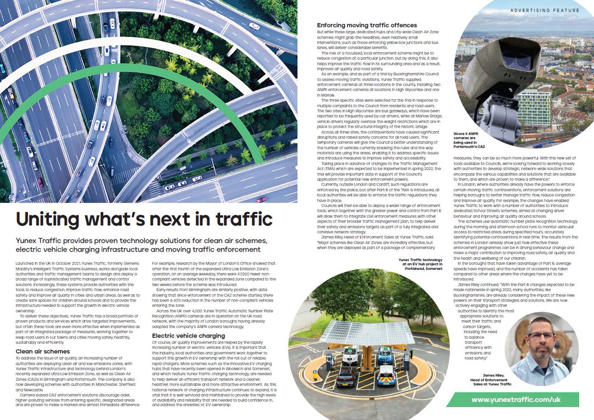Matthew Vincent (@mr_mvincent) on Twitter photo This month's <a href="/ParkingReview/">Parking Review</a> Magazine is well worth a read.
edition.pagesuite.com/html5/reader/p…
"We need to talk about road pricing" on page 6 caught my eye, as well as the news on TMA Part 6 and, of course, these thoughts from <a href="/yunextraffic/">Yunex Traffic</a> on page 24. This month's <a href="/ParkingReview/">Parking Review</a> Magazine is well worth a read.
edition.pagesuite.com/html5/reader/p…
"We need to talk about road pricing" on page 6 caught my eye, as well as the news on TMA Part 6 and, of course, these thoughts from <a href="/yunextraffic/">Yunex Traffic</a> on page 24.