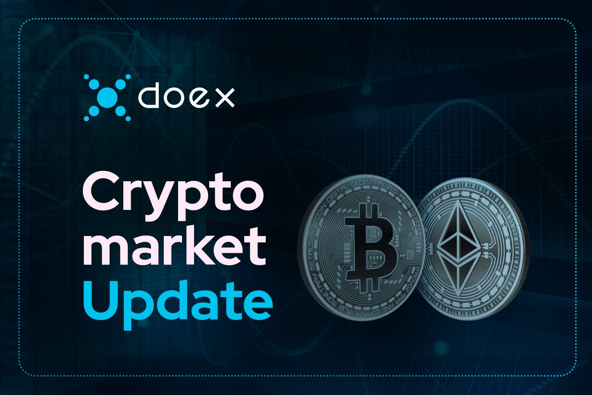 Hey everyone! 

Our new #crypto market update is out 👀

🔗doex.medium.com/crypto-market-…

The news cycle halted the market uptrend, but it now seems to be undecided.

What do you think will happen next? 

Share it with us below 👇