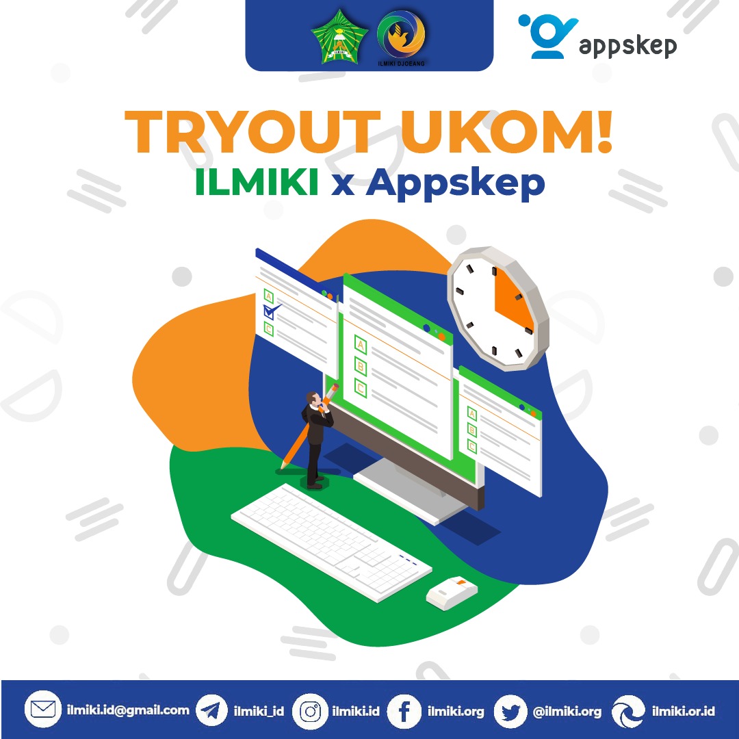ILMIKI_org's tweet photo. [TRYOUT UJI KOMPETENSI NERS ILMIKI X APPSKEP]

Kali ini ILMIKI bersama APPSKEP mengadakan Try Out Uji Kompetensi untuk seluruh mahasiswa S1 Keperawatan GRATIS!!!

Pelaksanaan Try Out Uji Kompetensi Ners : 26 - 27 Februari 2022 https://t.co/piui97VvmX