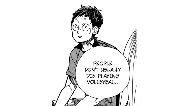 HQDailyPosts's tweet photo. "People don't usually die playing volleyball." 🐱 https://t.co/YP6dvUkNq8