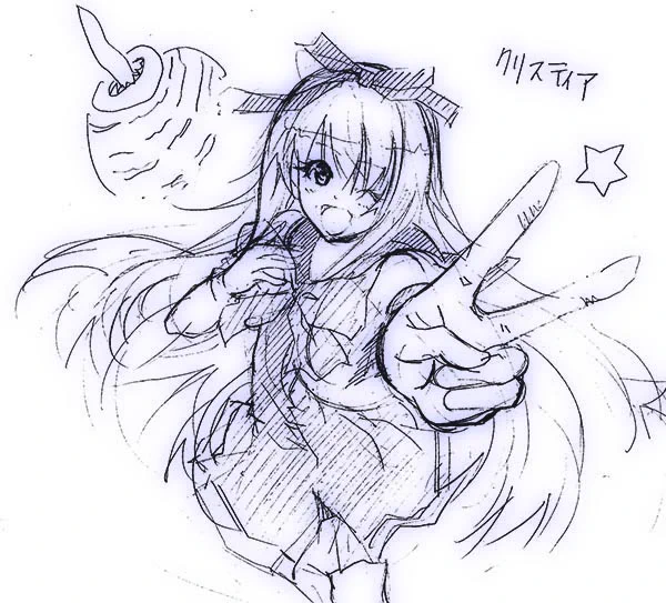 蒼十郎と愛ちゃんの恋愛成就率が10パーセントなのに対し、蒼十郎とクリスティアの成就率は50%ほど。
なので圧倒的にクリスティアとくっつく確率の方が高かったのだが、これは一週目の話である。
#パラドクス・ブルー 