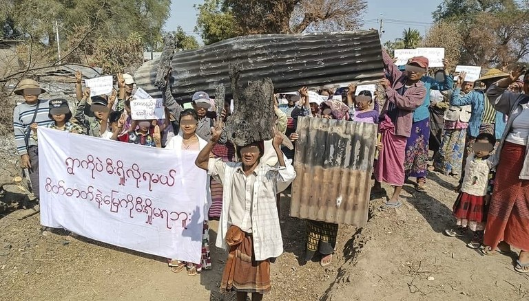 “It was aimed to let the public &amp; int. community know that the victim villagers are very strong-willed &amp; undefeated even though they were killed, arrested, displaced and their homes &amp; villages were burned down and their lives destroyed,” one resident said. bit.ly/3HVFlXS
