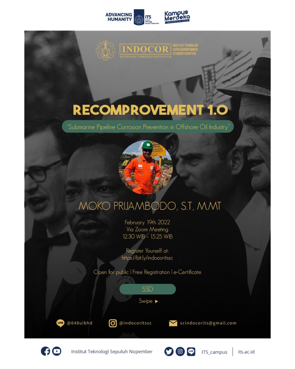 its_campus's tweet photo. Register yourself now at
https://t.co/FuVyHXGyod

Get closer with us!
https://t.co/FuVyHXGyod

#ITSCampus
#ITSSurabaya
#INDOCORITSSC
#CorossionEngineer https://t.co/SlyVT2IGqA