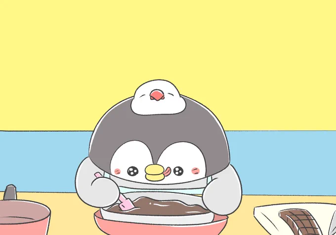 ペンギンとバレンタインチョコレート
#バレンタインデー 