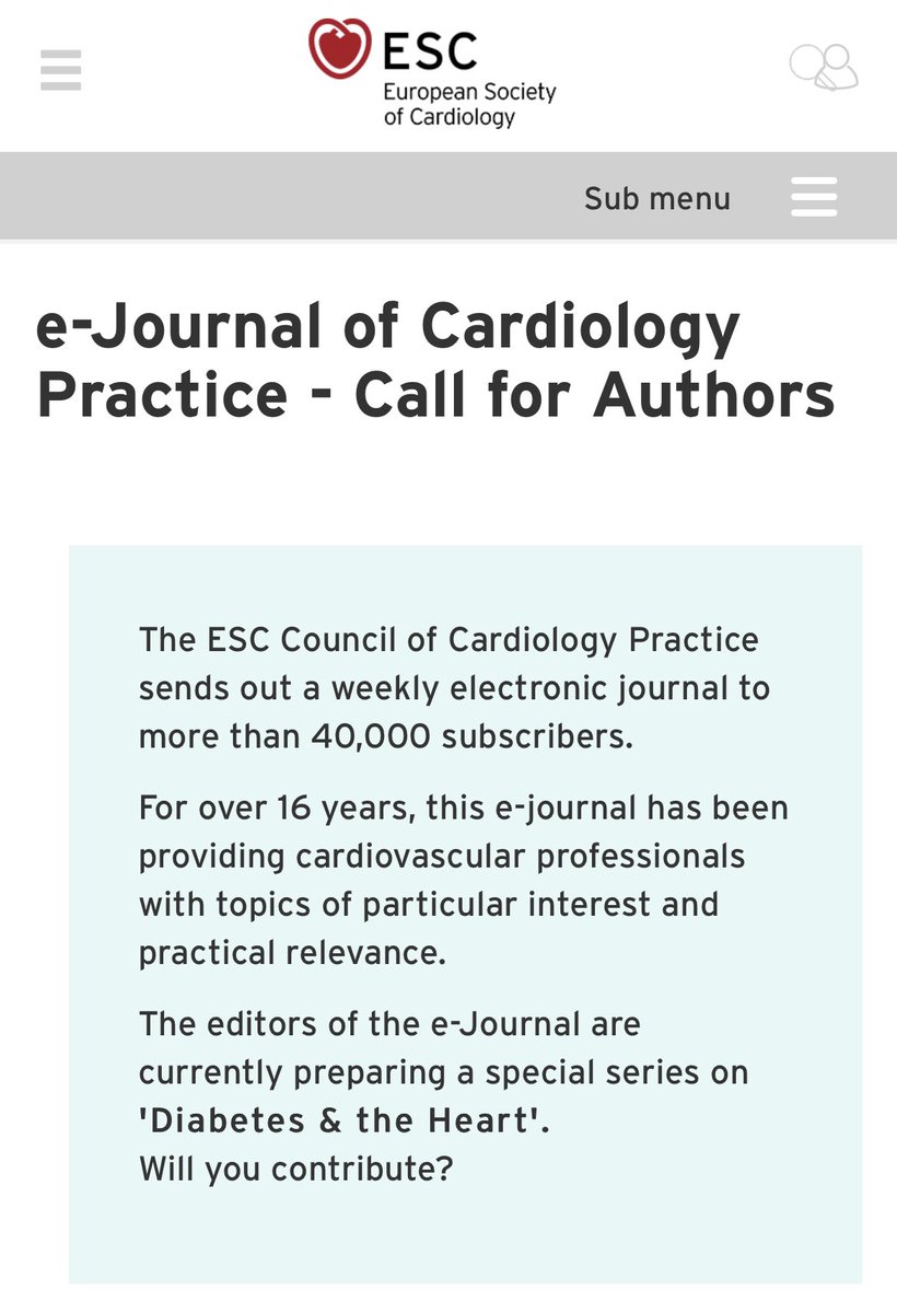 mirvatalasnag's tweet photo. @escardio @ESC_Lavinia @ESC_Camille @ESCardioNews
#e_journal of #CardiologyPractice
https://t.co/41ntNdrOLA https://t.co/wYNL8bockn