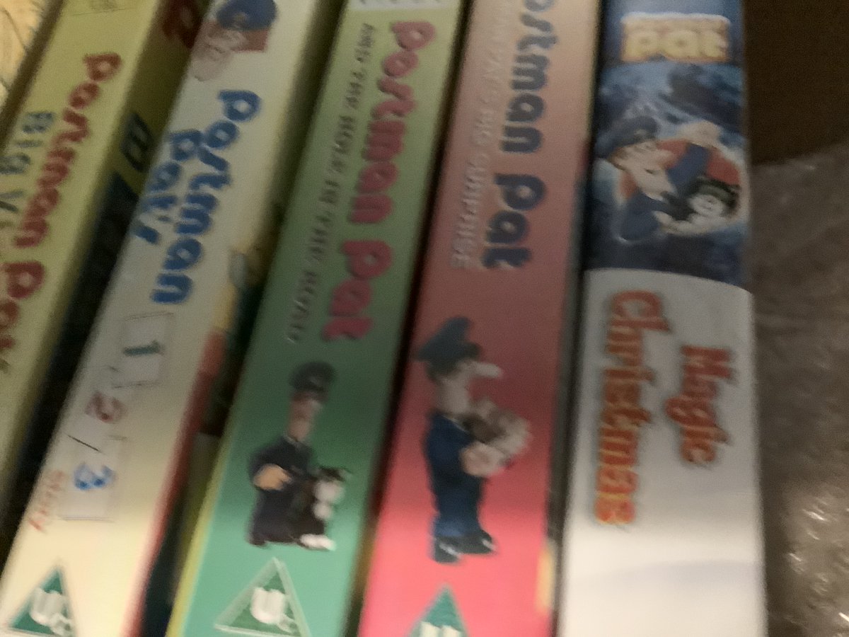 tppf2024's tweet image. I got VHS tapes of Postman Pat so to my followers what did you think of them