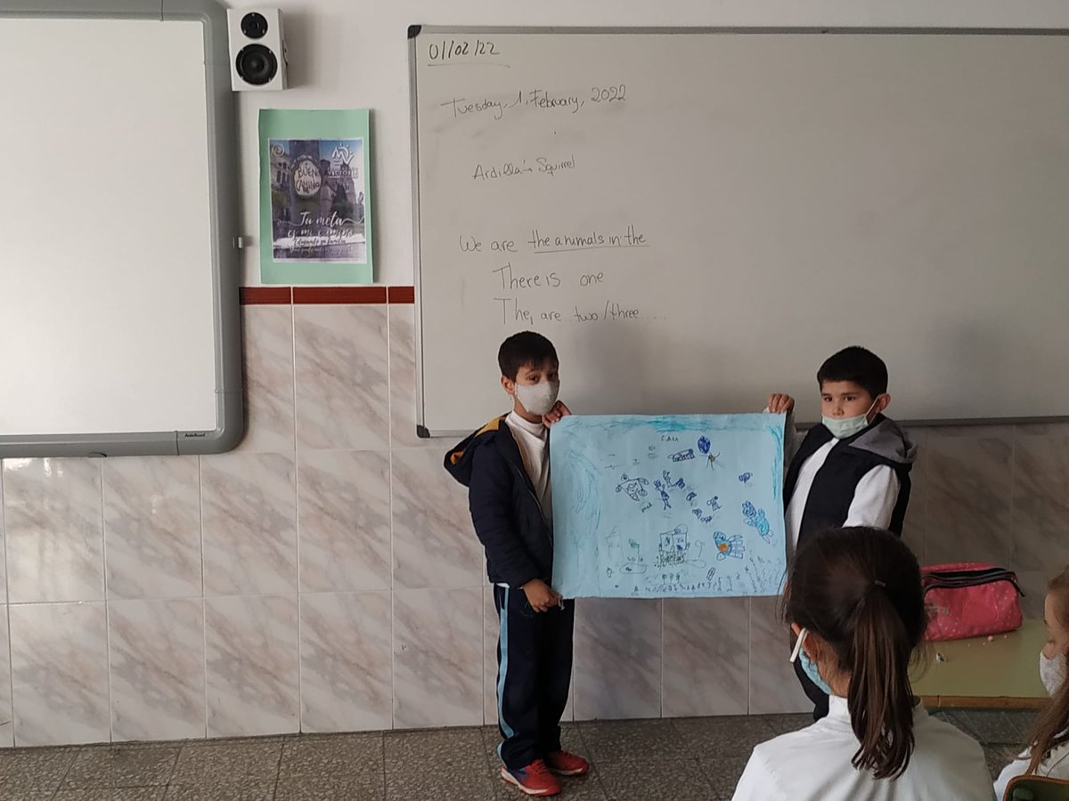 esc_idiomasfv's tweet photo. We learn about Animal Habitats! 🐋🐆
Los alumnos de #Foovy de @SJObrero han trabajado en un proyecto sobre los animales y sus hábitats y lo han expuesto a sus compañeros en clase 🇬🇧🖍️
¡Gran trabajo! 🤗
@fvictoria_es #growinguptogether https://t.co/KawFqZgCjW