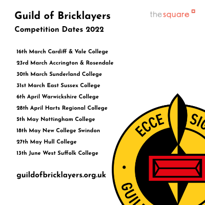 GBricklayers's tweet photo. Here we GO! Finally, we get to run the Guild of Bricklayers 2022 competition in person! 🧱 🥇 💪 👆
The #GOB competitions are to showcase the best of the best in the brickwork at a junior &amp; senior level across the UK with colleges https://t.co/pdhCmlJTfd https://t.co/hjlAlORFl5