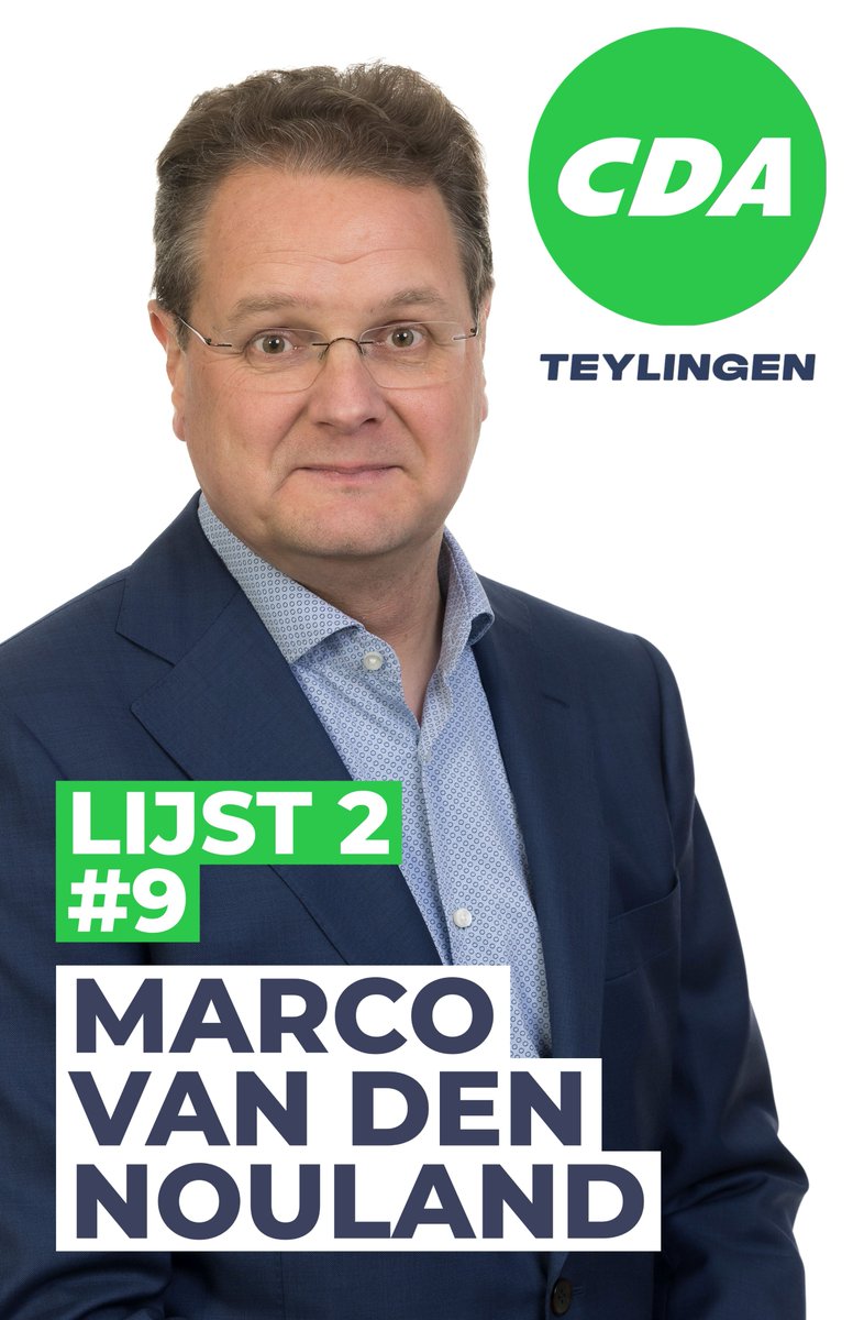 De Gemeenteraadsverkiezingen van maart 2022! Ik sta op lijst 2 nummer 9 voor CDA-Teylingen!