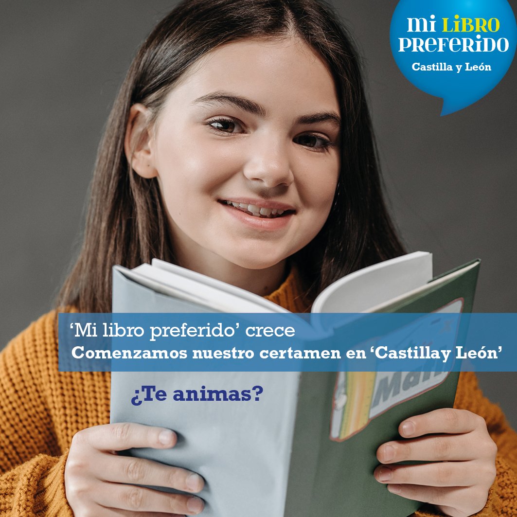 Hoy_Libro's tweet photo. ¿Cuál es tu libro preferido? Si eres alumnado de @educacyl de 1º y 2º de la ESO, cuéntanoslo y participa en nuestro concurso "MI LIBRO PREFERIDO" Tienes hasta el 29 de abril para enviar tu escrito.  https://t.co/X6q8Ix8Vi3 @FundacionJMLara https://t.co/C8gDDhi7x0