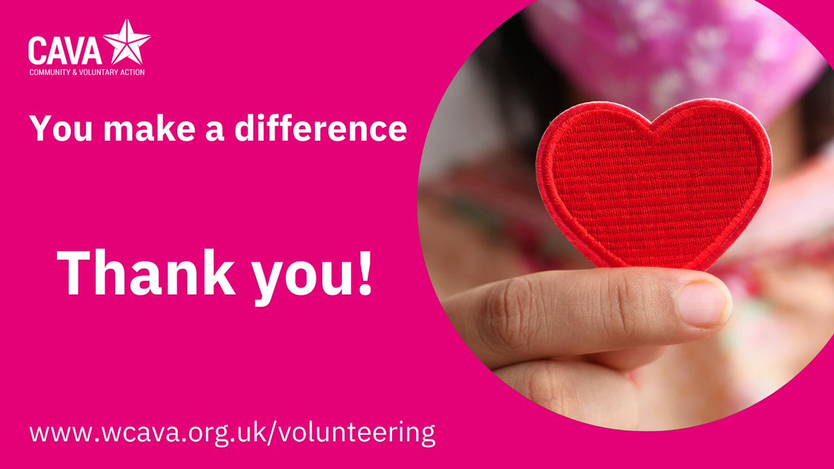 To anyone volunteering today, or any day, you make an amazing contribution to your community and we're very thankful for all that you do.

<a href="/VolunteerWCAVA/">CAVA Volunteers</a> #volunteering #MakeADifference