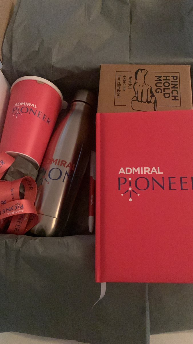 Saying goodbye to team <a href="/sbsinnovation/">Side-by-Side Innovation</a> this week. A good mate always told me to leave a job on a high and I definitely am!

I’ll be joining the service design team <a href="/AdmiralPioneer/">Admiral Pioneer</a> in a few weeks, and it’s a good start because I love me some merch.