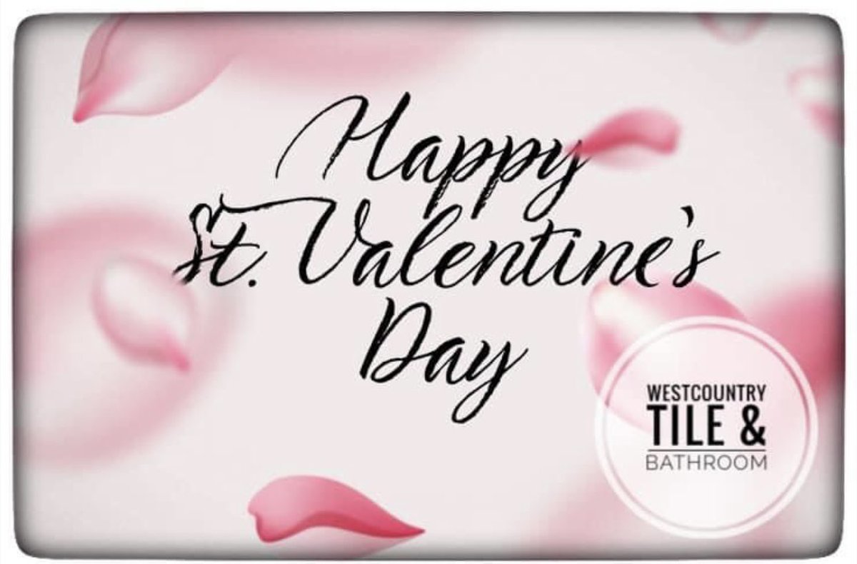 Happy Valentine’s Day to all our friends, past and present customers, suppliers and our hard working installers. Hope you all have a romantic day! Sending you all the love from @westcountrytileandbathroom #happyvalentinesday #love #sharethelove #sharingiscaring❤️