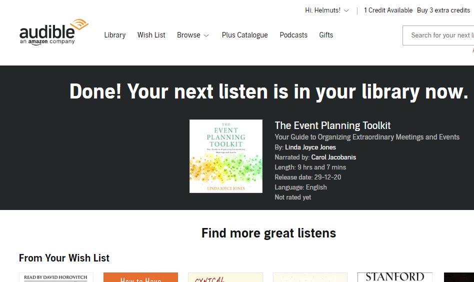 domainsummitcom's tweet image. Got the #Audible version to make sure our August even is even more effective and more attended. Thank you, Helmuts // p.s. a value of such a book for us is impossible to describe.