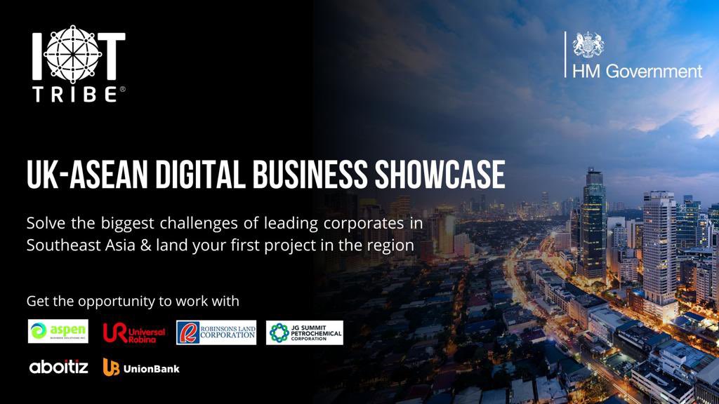 As part of our Digital Innovation Partnership with #ASEAN, our UK-ASEAN Business Showcase offers 🇬🇧 #tech companies the opp to pitch to major ASEAN corporates Last chance: Applications close Wed! bit.ly/3LmM7HY #DigitalTradeNetwork @IotTribe