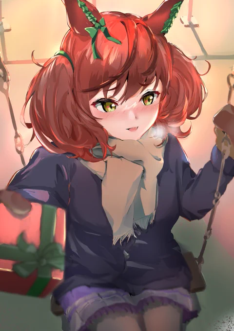 「ぎ、義理ではないので……」
#ウマ娘
#ナイスネイチャ 