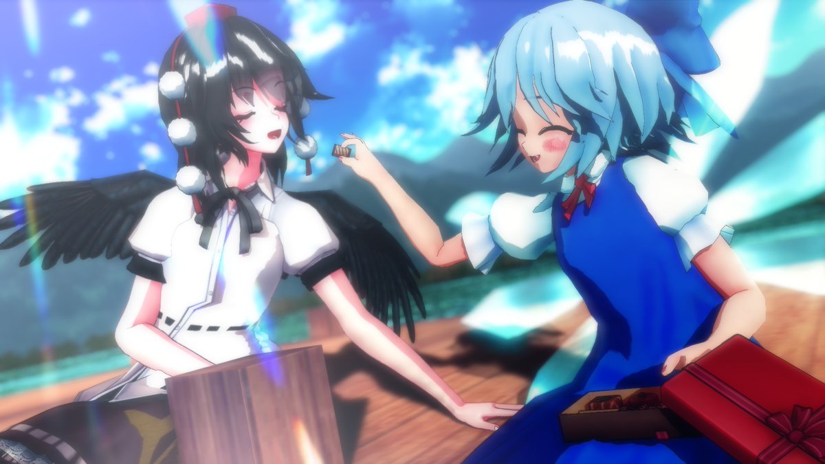 #描け麻雀　お題「バレンタイン：文チル」