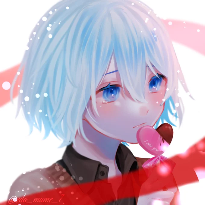 #イラスト  #バレンタイン 
『もう届かない』 
