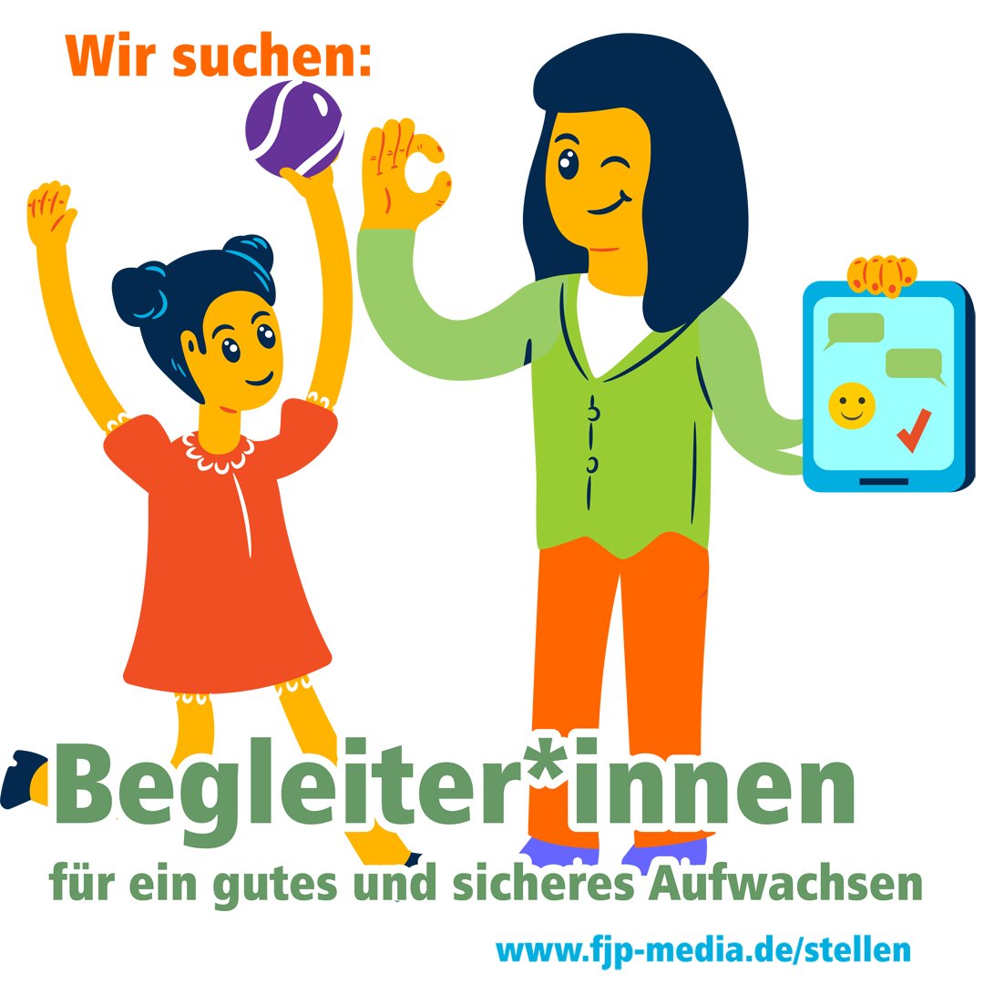 fjp_media's tweet photo. Wir suchen Verstärkung: Spannende #Jobs in der @servicestelle, der #Schülerzeitung|skampagne, bei der #Jugendbildung und @Fairsprechen, außerdem #Teamende für Bildungsprojekte.
#Stellenausschreibung #Jobs #Medienpädagogik #Jugendschutz #HateSpeech
https://t.co/T2XYis9vXI https://t.co/9oDYcvQblo