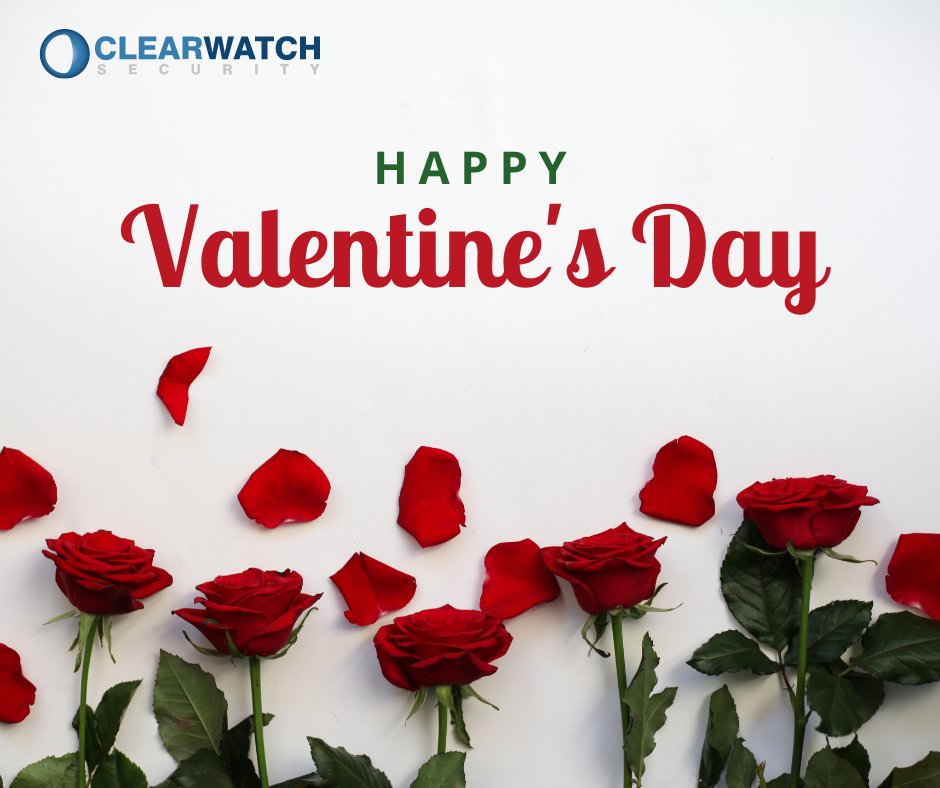 ClearWatch's tweet image. Roses are red 🌹
Clear Watch is blue 💙
We’ll keep you secure 🔐
Because it begins and ends with you 👥

Have a wonderful valentines day everyone!

#ClearWatchSecurity #valentinesday #happymonday #security