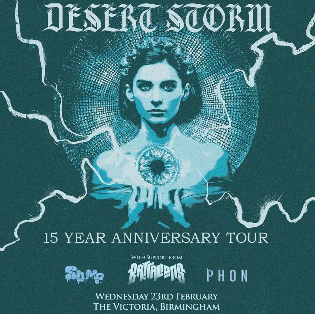 Slump_UK's tweet photo. Looking forward to playing Birmingham with @desertstormuk @BattalionsDirt and Phon next week 🤘 #doom #sludge #stonerrock #riffs https://t.co/siNPRIGbR4