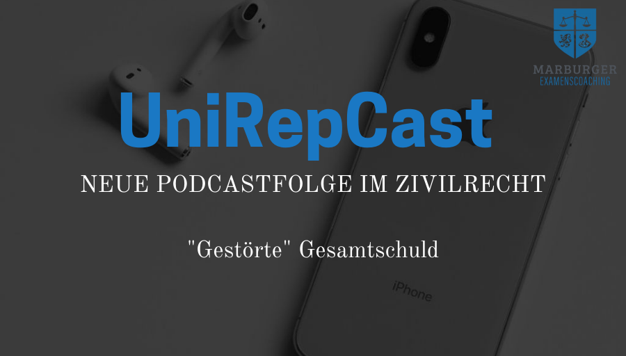 unirep_marburg's tweet photo. Liebe Studierende,

eine neue Folge unseres #UniRepCasts aus dem Zivilrecht ist im Ilias-Kurs "Marburger Examenscoaching" zu finden.

Thema: Die "gestörte" Gesamtschuld

Liebe Grüße
Ihr Uni-Rep Team https://t.co/PXyayedirg