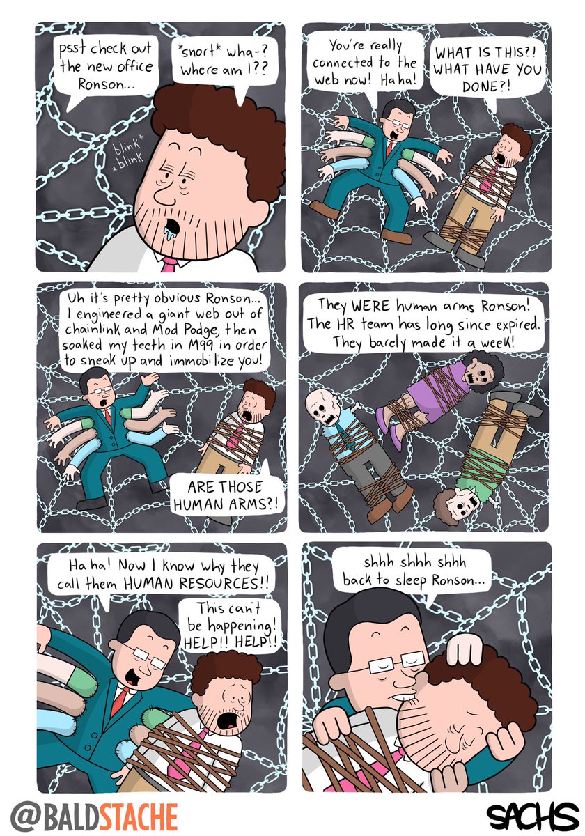 does whatever a spider can #comic #ronson #work #creepy #wtf #funny