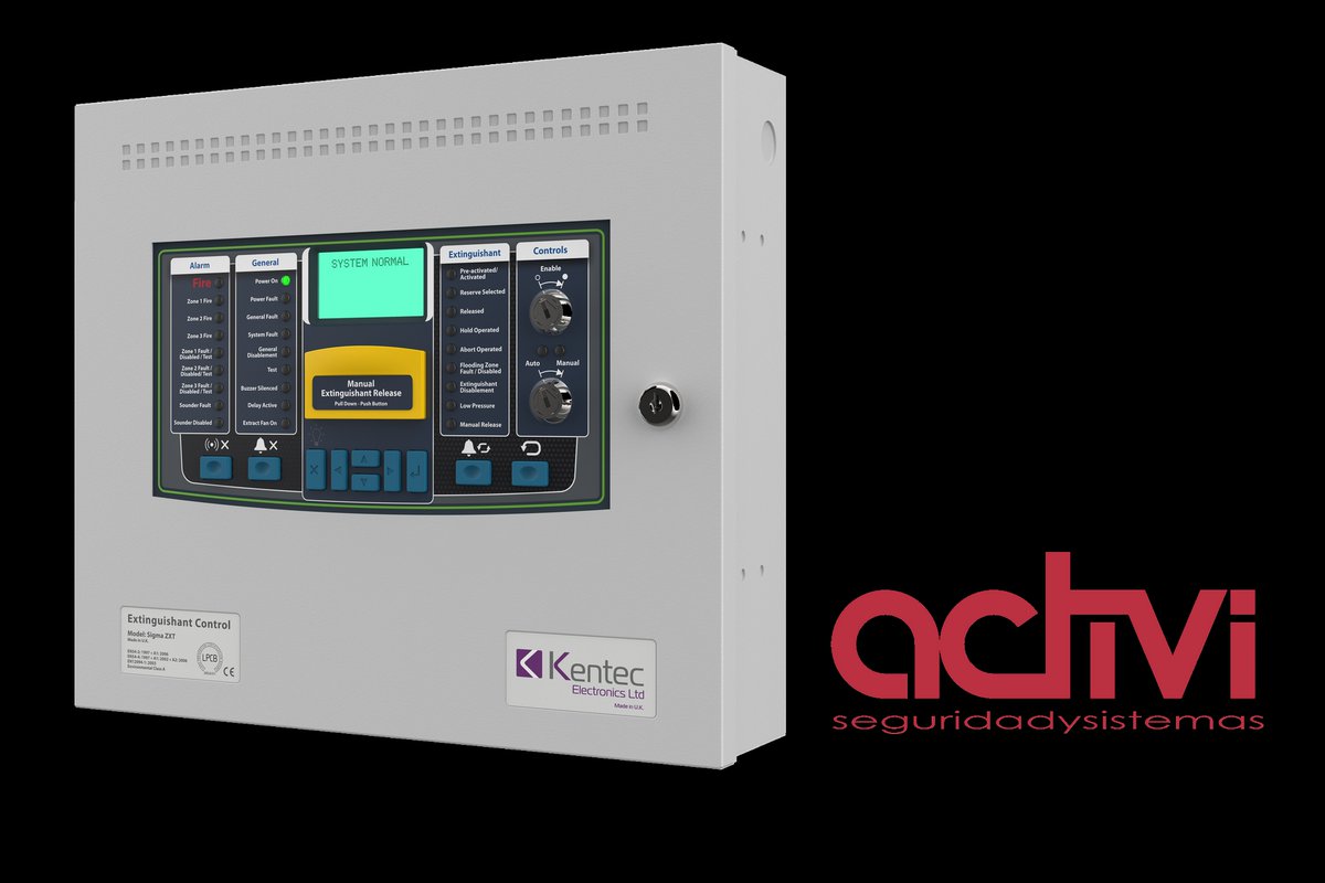 activiSyS's tweet photo. Presentamos en #Sicur2022 el panel convencional de detección y extinción Sigma ZXT de @KentecFire. Un panel con registro de eventos por pantalla LCD dinámica o descargable con LE2. Puedes verlo en nuestro stand 8A07 de @SICUR_  Para más información https://t.co/QzPw0n8s0P https://t.co/Y266lwNLYj