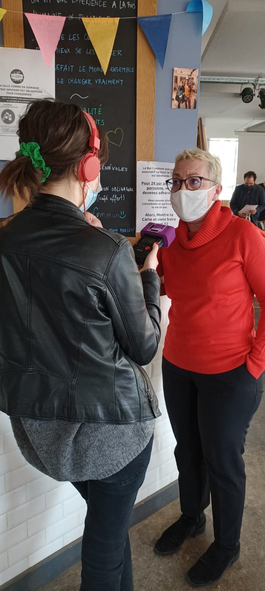AndrKellery7rr's tweet photo. @AnneWelke, secrétaire générale de @SolidairesFiP interviewée par @franceculture pendant la conférence de presse de lancement du Printemps des Services Publics. #servicepublic https://t.co/cvtDX7NH1k
