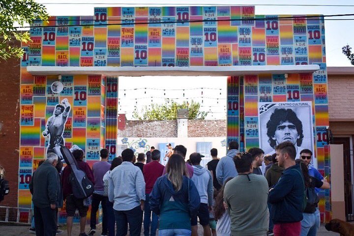 TomasBozzano's tweet photo. Inauguramos el Patio Cultural Diego Armando Maradona ❤️ https://t.co/yGERj5dzZy