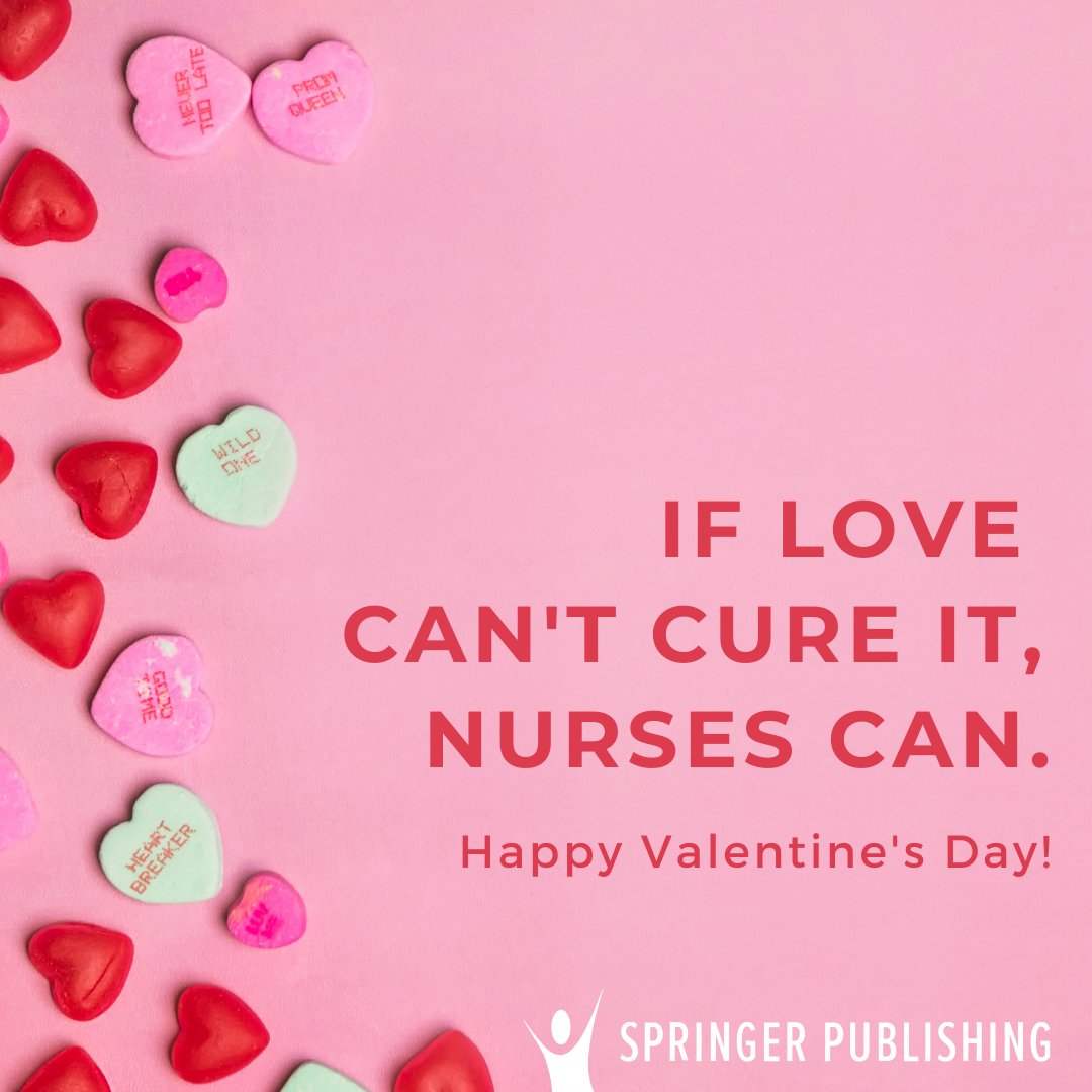springerpub's tweet photo. Happy Valentine's Day from #Springerpub 💗 https://t.co/20DtRRt9Bi