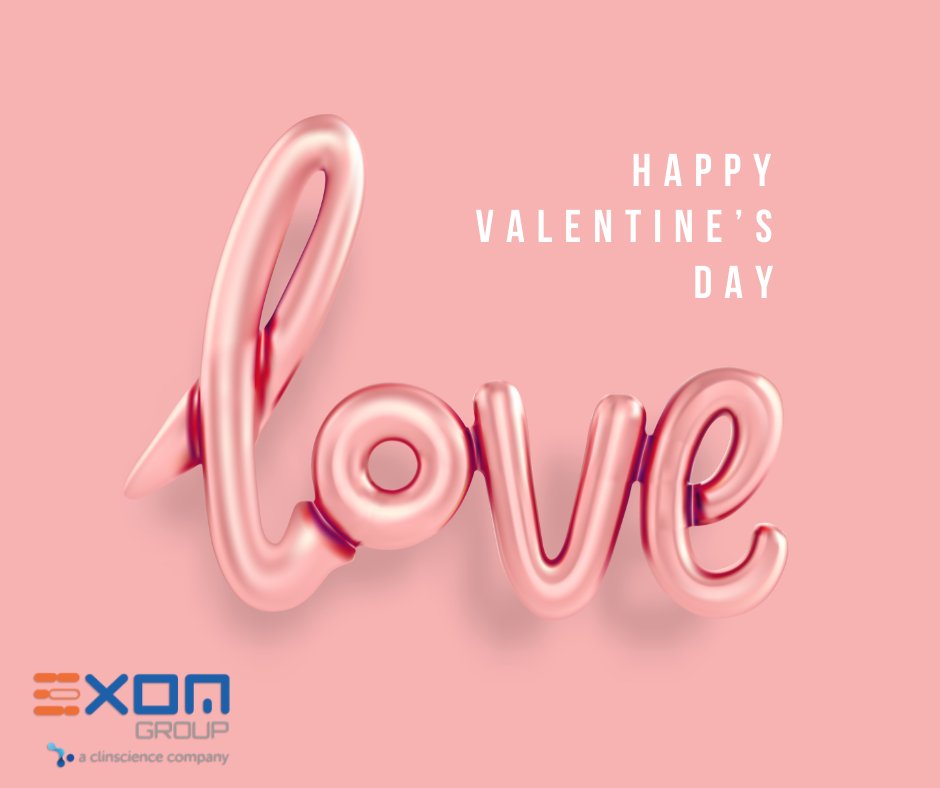 ExomGroup's tweet photo. Happy Valentine's Day to all of our clients and their loved ones.💖💘
We hope you have a wonderful day! #valentinesday #love #clinicaltrials #pharma #biotech #medicaldevice https://t.co/gyfHphzY1R