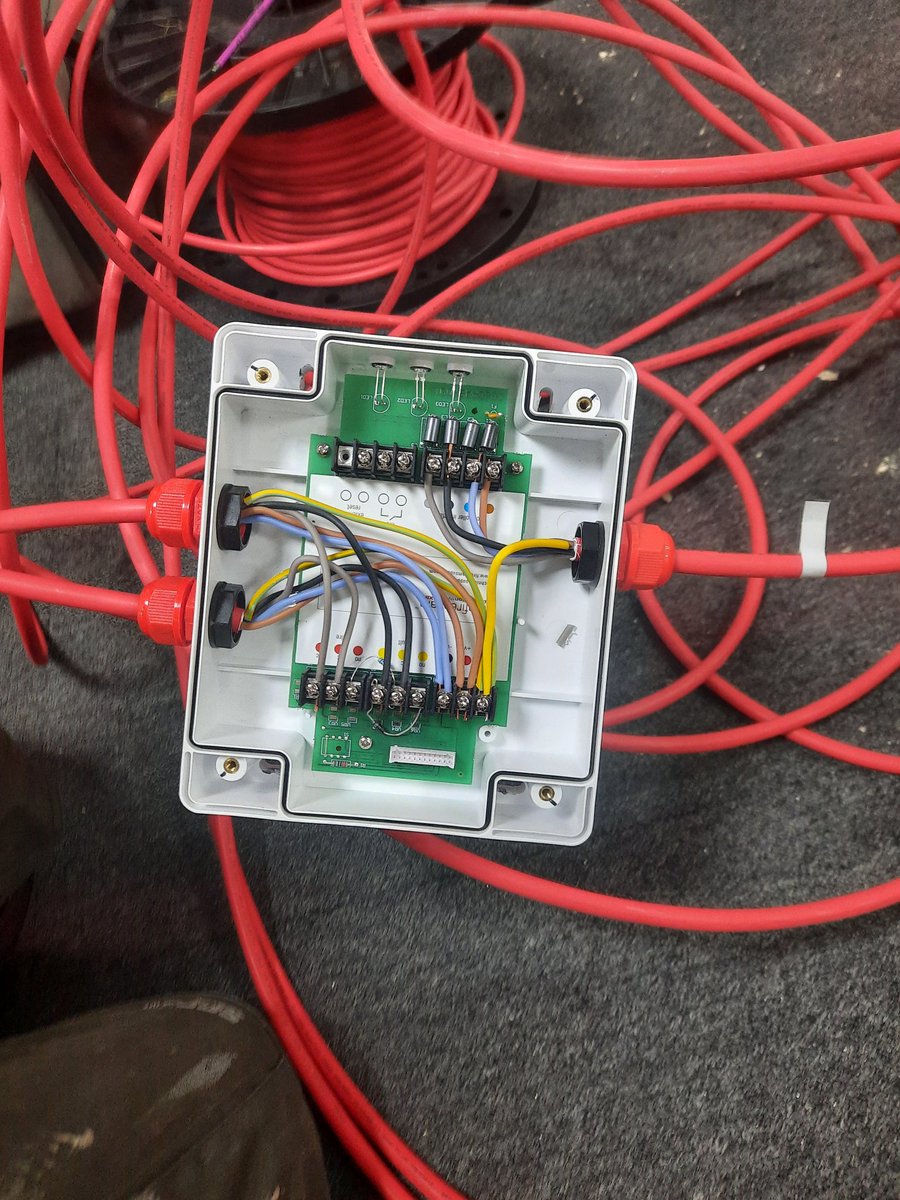 Installation of a fire beam in roof voids.
#electrician #commercialcontractors