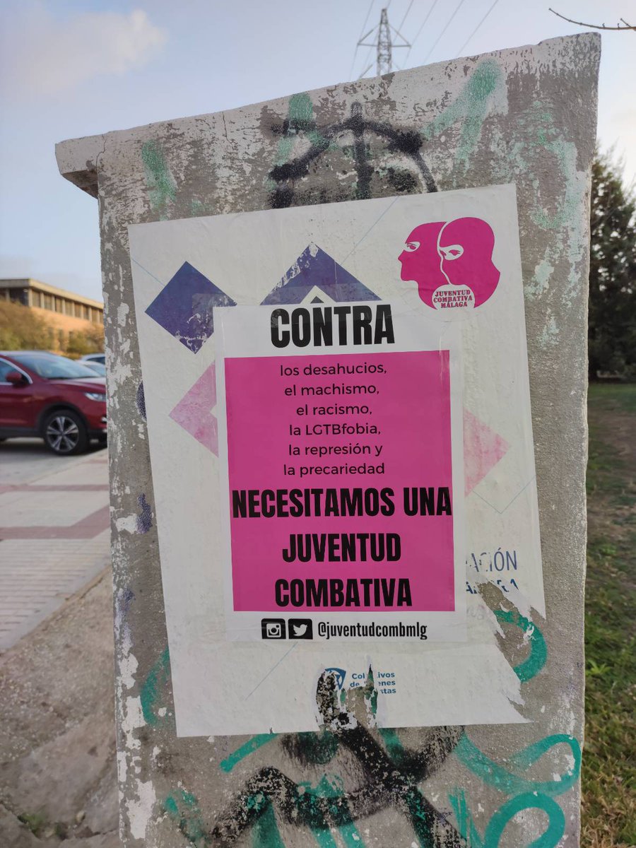 JuventudCombMlg's tweet photo. 🔥Las calles están llenas de lucha.

🔴Contra la violencia del capital: ¡juventud combativa! ✊ https://t.co/QQ53mBovRm