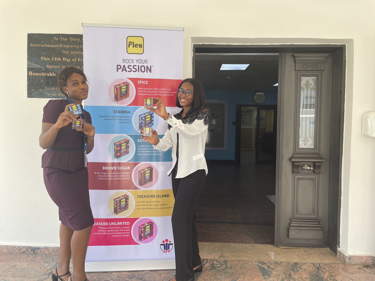 SFHNigeria's tweet photo. Today, our Social Business Enterprise (SBE) Marketing Team  @SFHSocial kickstarted the relaunch of the new FLEX condoms at @SFHNigeria HQ in Abuja. #flexon #WorldCondomDay #HappyValentinesDay https://t.co/4KOvyxEmOz