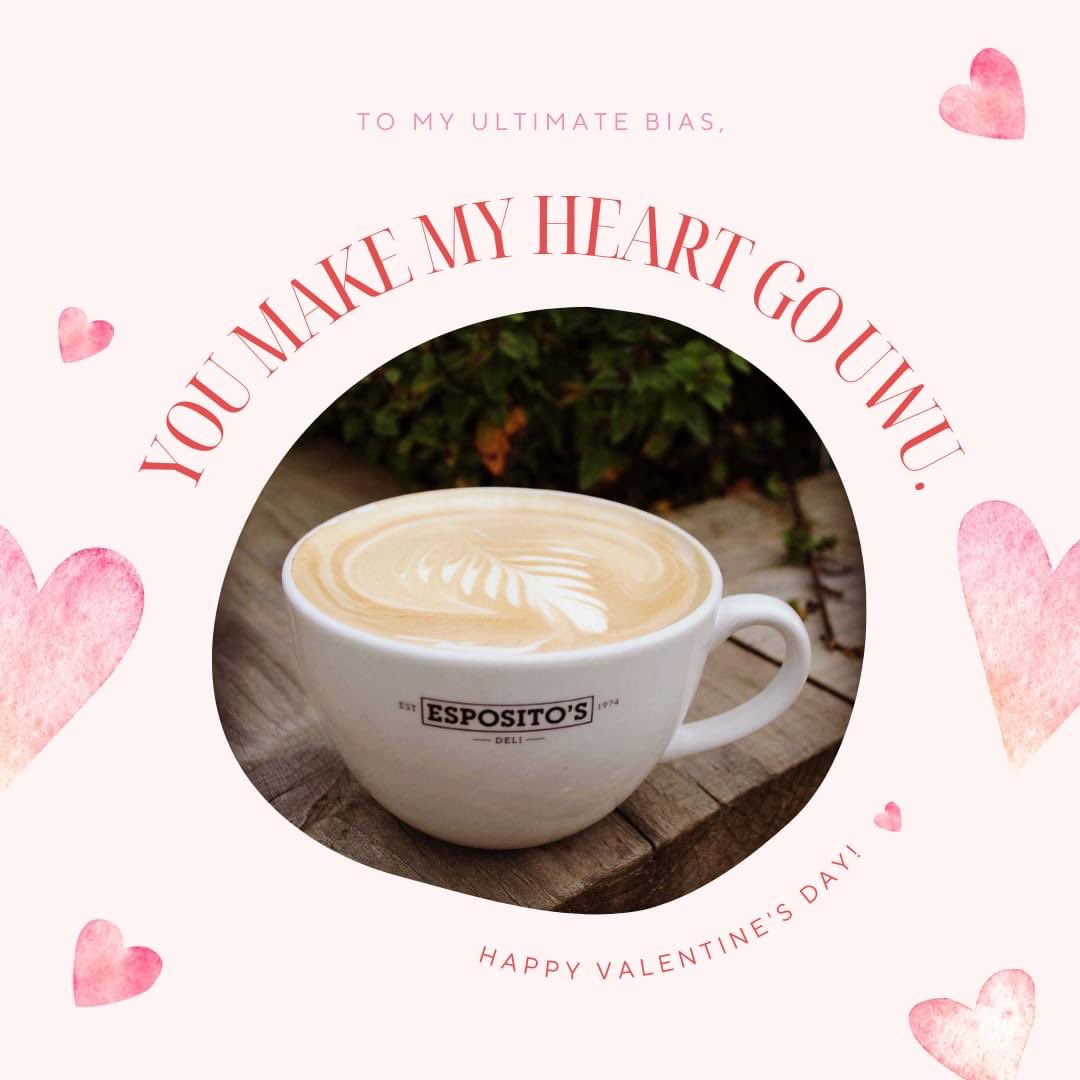 EspositosIce's tweet photo. ❤️🌹Feeling the love for our amazing coffee today and all our talented baristas❤️ Which Coffee makes your heart sing?
Happy Valentines day to all our customers ❤️ we home you have a wonderful day!
#ValentinesDay2022 #coffeelovers #haltonbc #haltonhour #haltonhighsts #knowlsey https://t.co/yQ6gw5tqnq