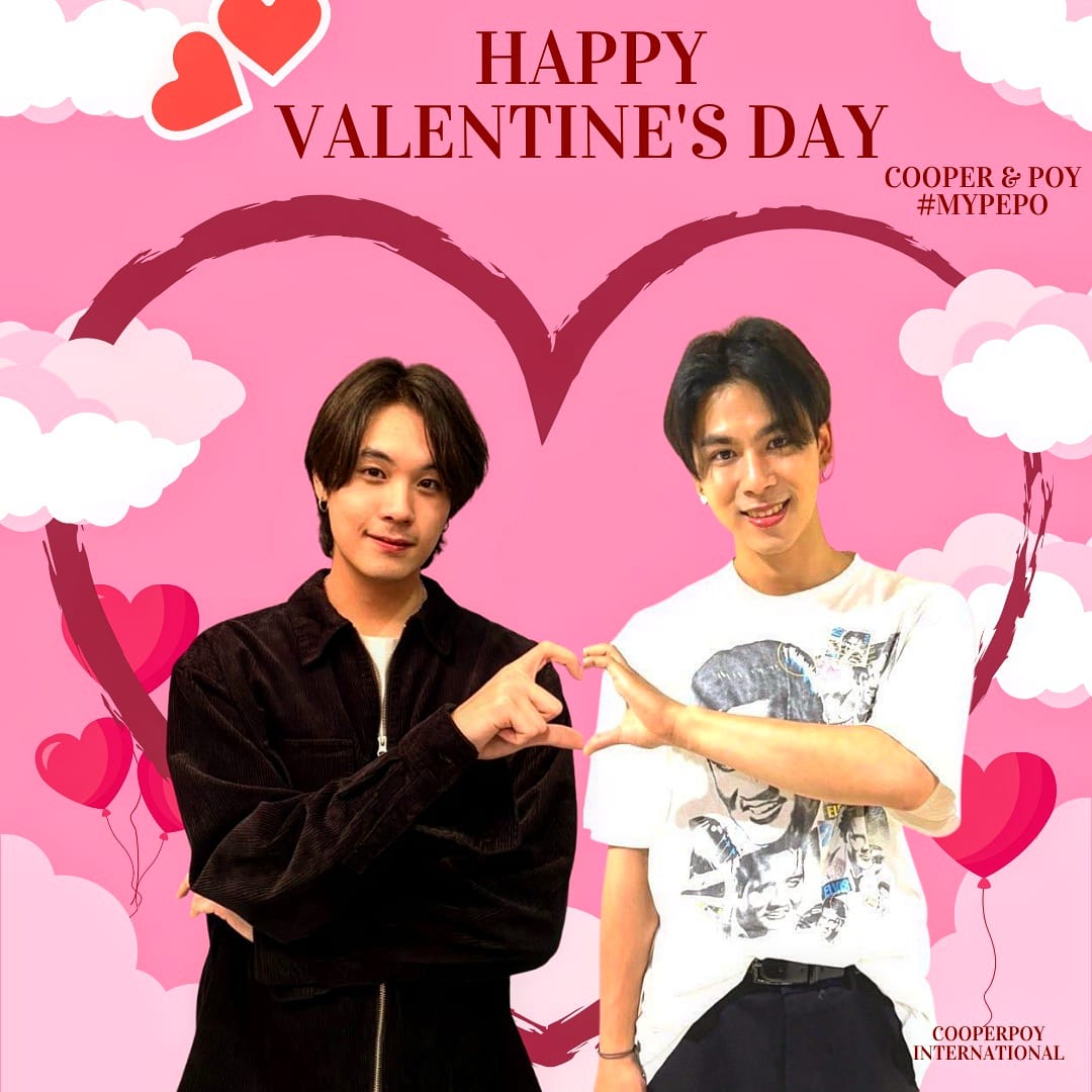 PoyFan's tweet photo. Happy Valentine's Day #MyPepo ❤️💚💜

#HappyaValentinesDay #Myengineertheseries #bittersweettheseries https://t.co/kcygZ1Fhoi