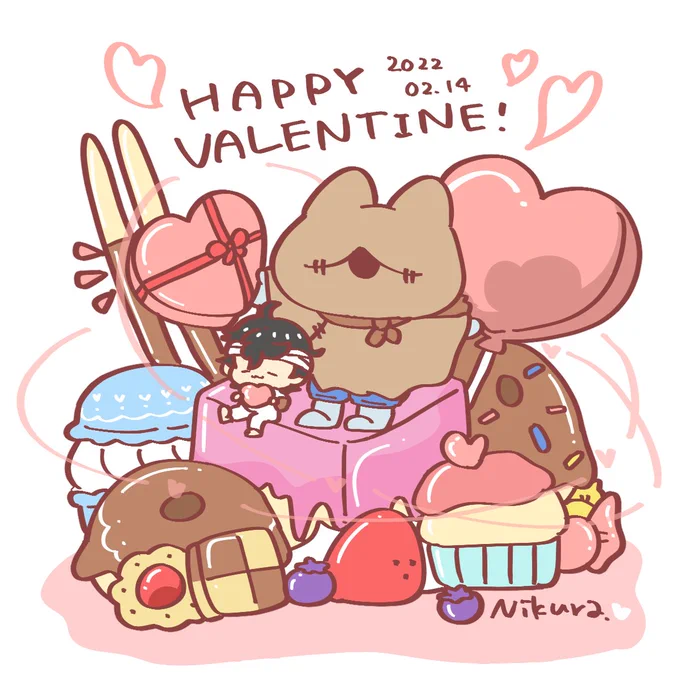 #第五人格
#第五人格イラスト 
ハッピーバレンタイン🍫 