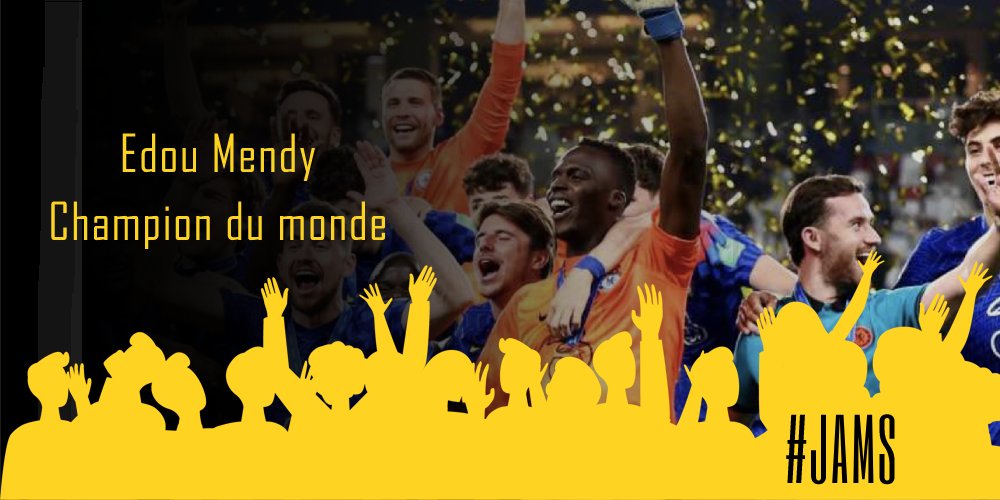 les_JAMS's tweet photo. Le Président de la république M. @Macky_Sall félicite notre gardien de l'EN, Edou Mendy, après avoir remporté la coupe du monde des clubs avec son équipe @ChelseaFC 
#JAMS #Senegal #teamsenegal #football https://t.co/vxwj2AgR1J