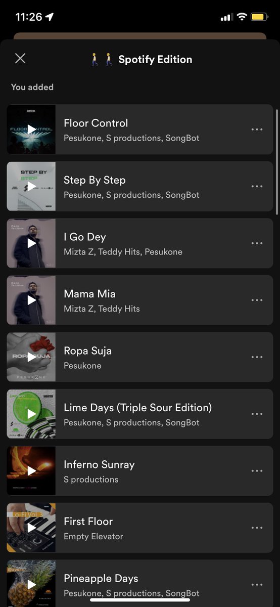 berglover1998's tweet photo. @SpotifyCares No possible way of making collaborative playlists friends only? every day there is bots spamming them with their music :/ https://t.co/9iiF2aXYGd