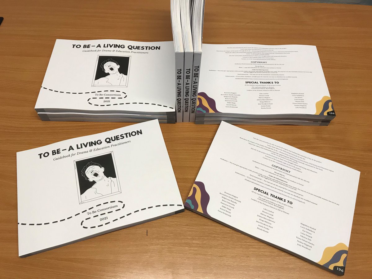 Big_Brum's tweet photo. 'To Be - A Living Question'. Our hard copies of the project guidebook are back from the printers and looking great! #ToBeProject https://t.co/tpcsvjTjeD