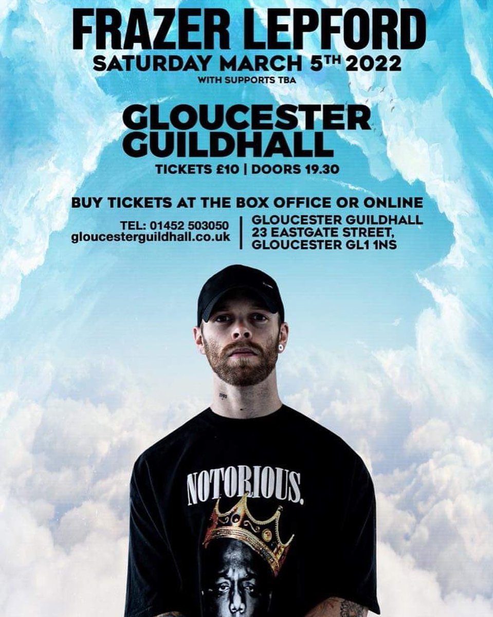 🎉Don't miss the chance to witness the fantastic @FrazerLepford performing his latest EP 'Life Won't Let You Breathe' down at the Guildhall next month! 📅 Sat, March 5, 2022. Doors 7:30pm. 🎟️ £10.00. 👉 gloucesterguildhall.co.uk/live-events/20…