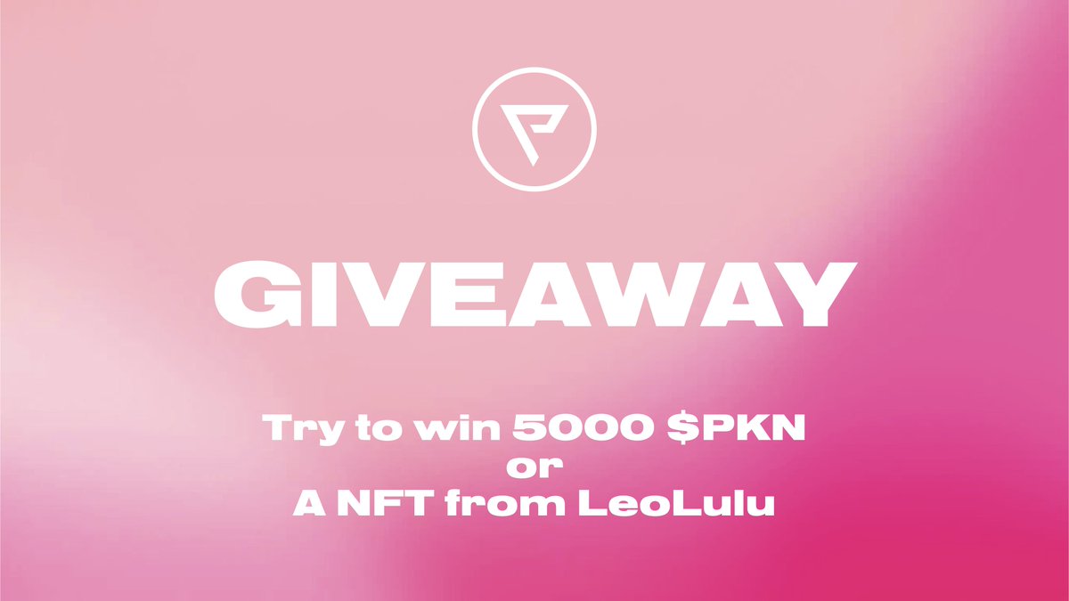 #VALENTINESCONTEST 💝

Win 3x 5’000$PKN and 3 <a href="/LeoLulu_XXX/">LeoLulu 💞</a>  NFPs:

For official entry:
- RT this post
- Follow @pokmihq
- Tag at least 2 friends who loves <a href="/LeoLulu_XXX/">LeoLulu 💞</a> 

Winners will be randomly selected and announced on 21st February